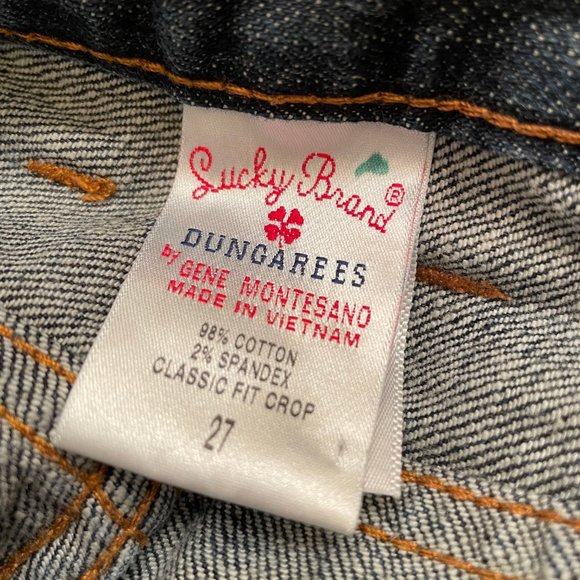 Lucky Brand Blue Denim Classic Fit Crop Jeans size 27 - Picture 3 of 5